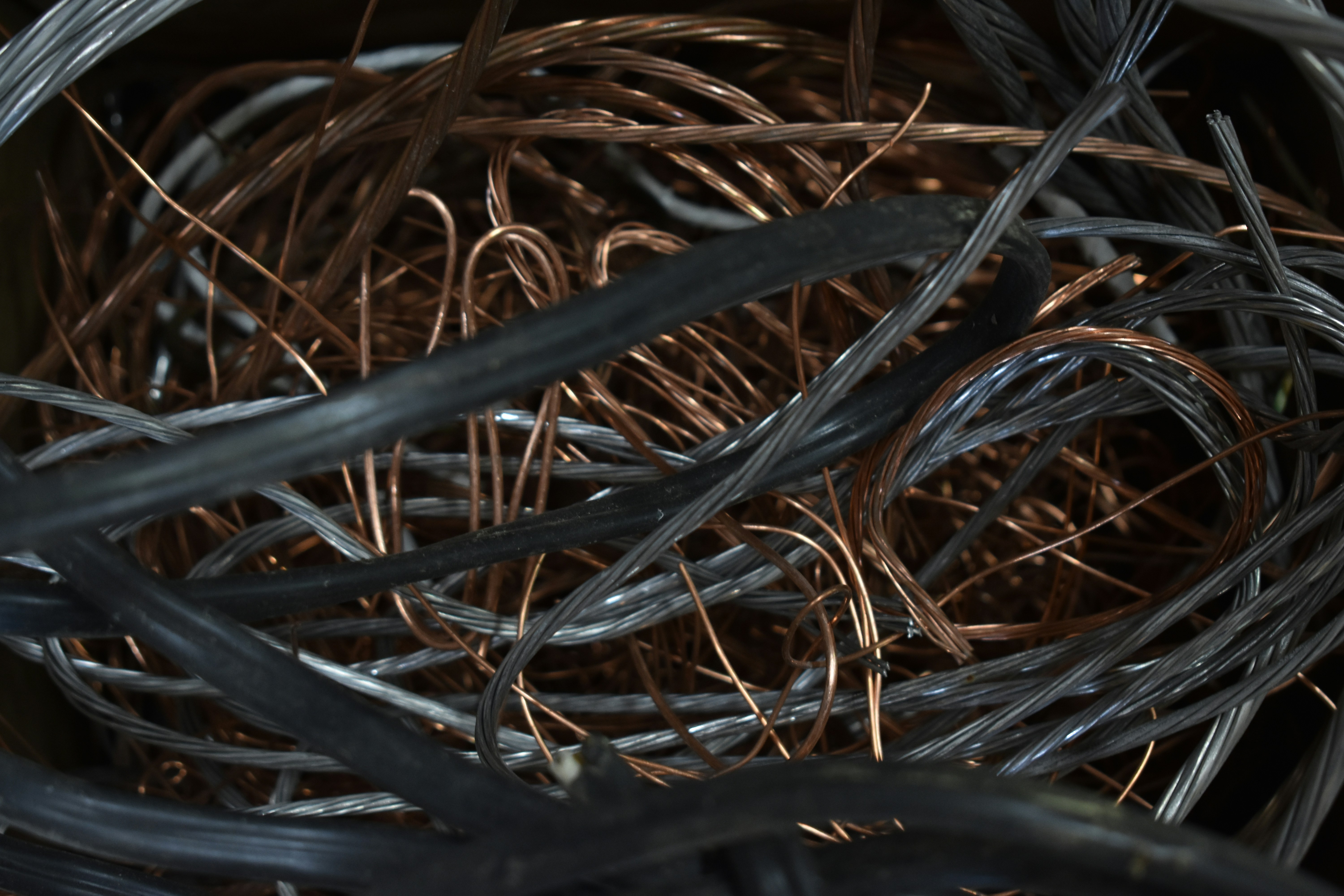 Copper and cable scrap collection
