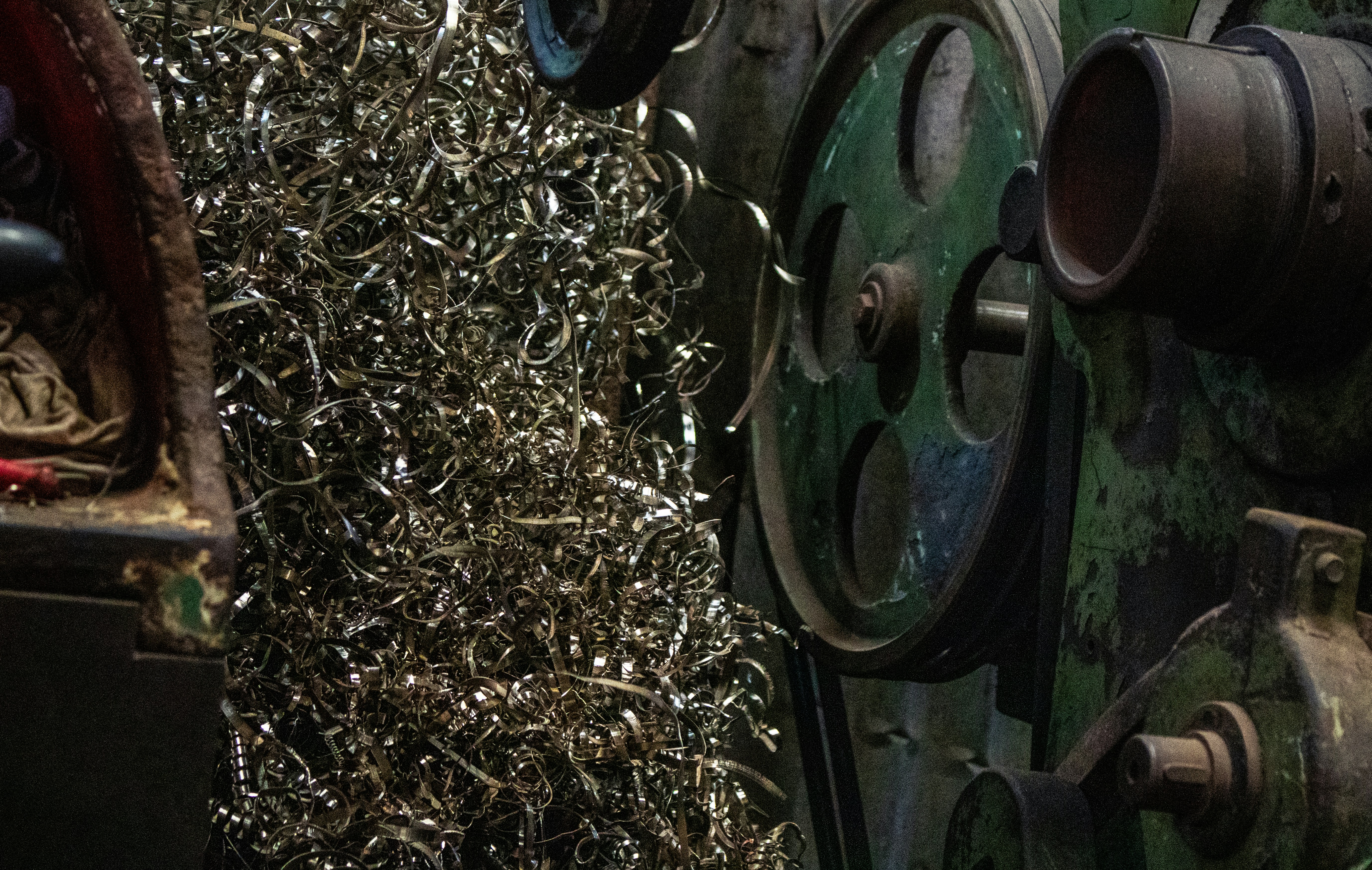 Metal recycling factory